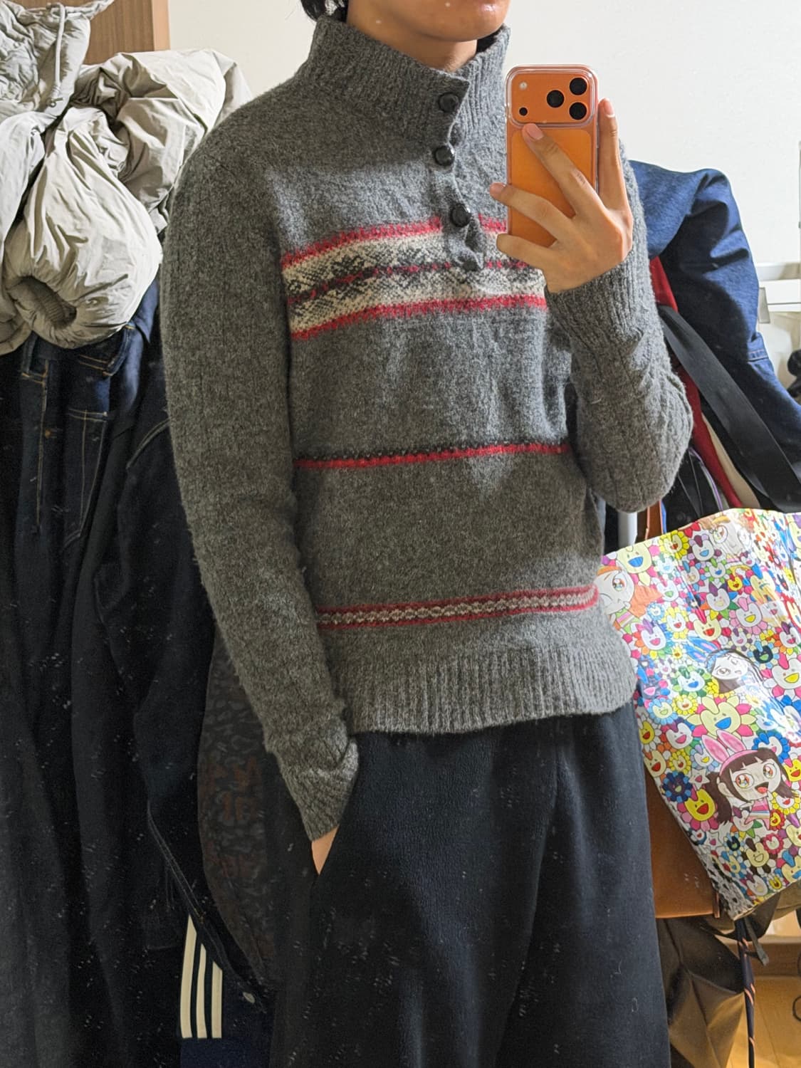 맥그리거 하이넥 노르딕 니트 상품이미지5