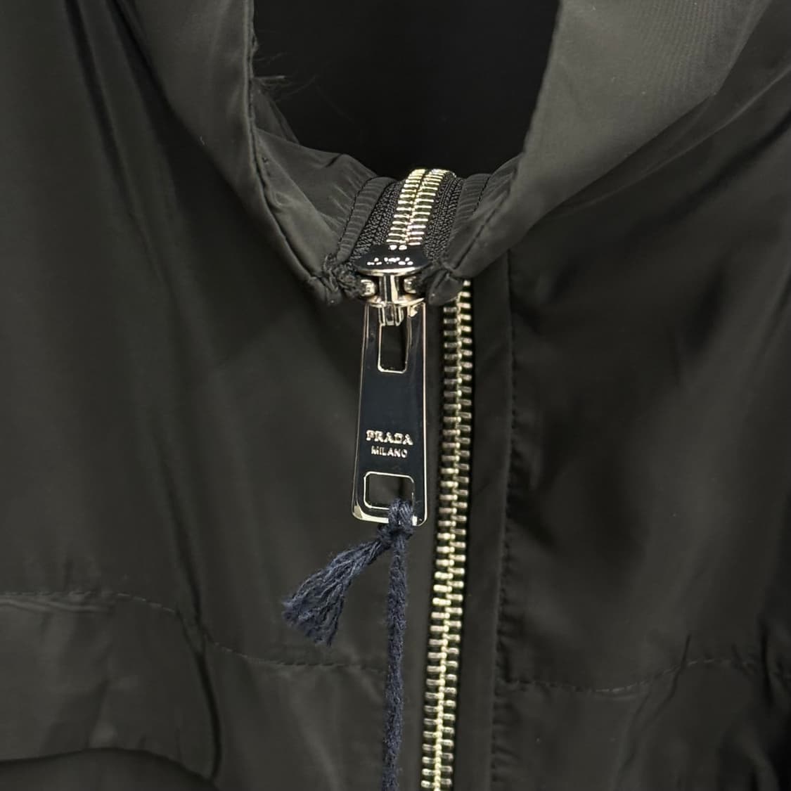 [신형/54] 프라다 리나일론 바람막이 블랙 상품이미지2