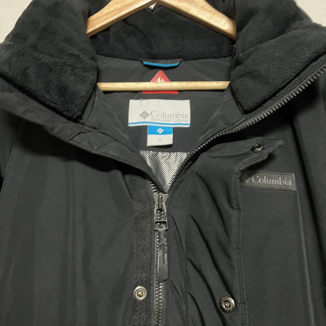 컬럼비아 구스다운 블랙 롱패딩 M 상품이미지3