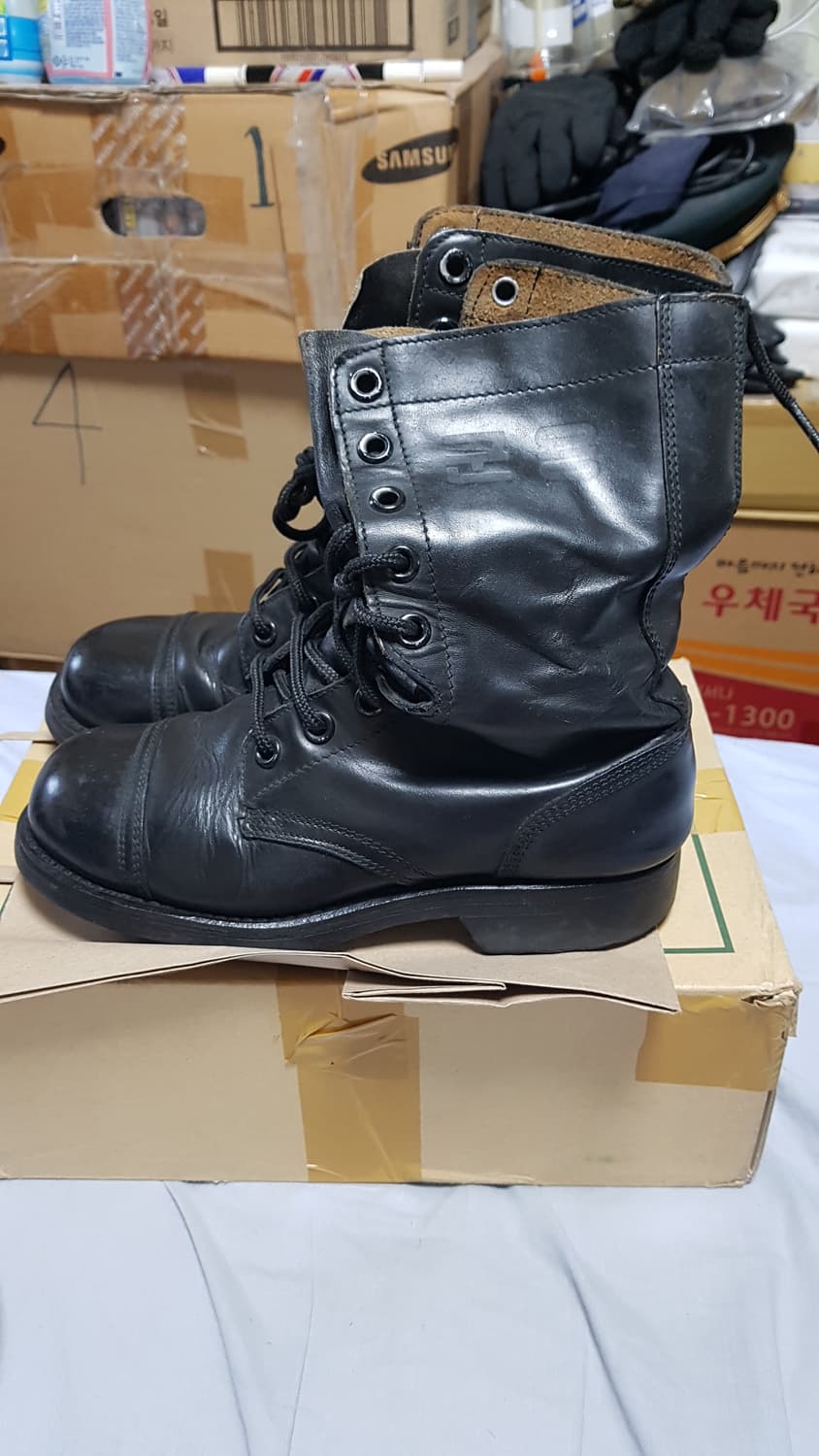 한국군 82년도 전투화 군화 봉합화 252 판매 상품이미지2