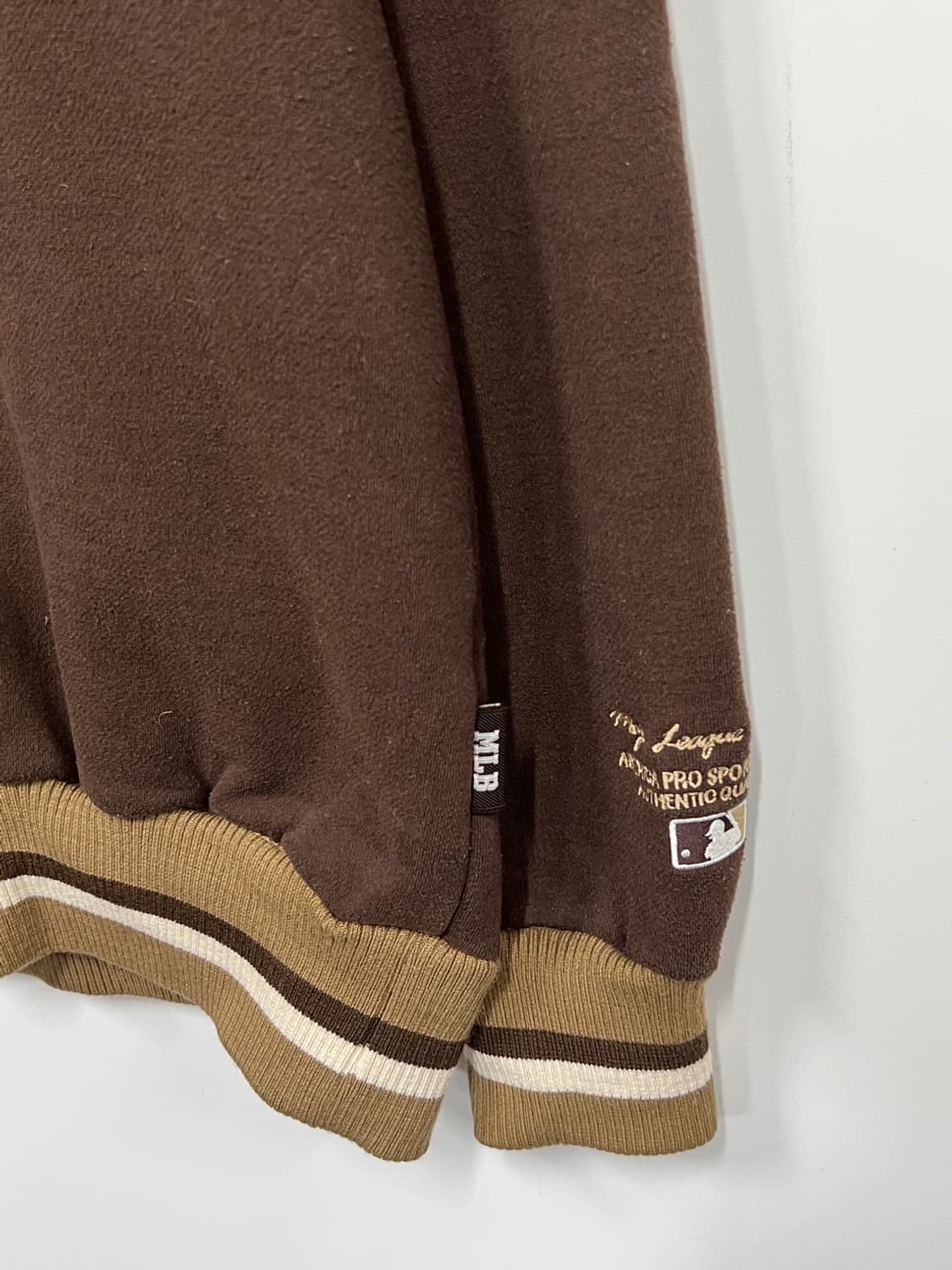 MLB 클리블랜드 인디언스 브라운 기모 맨투맨 상품이미지3