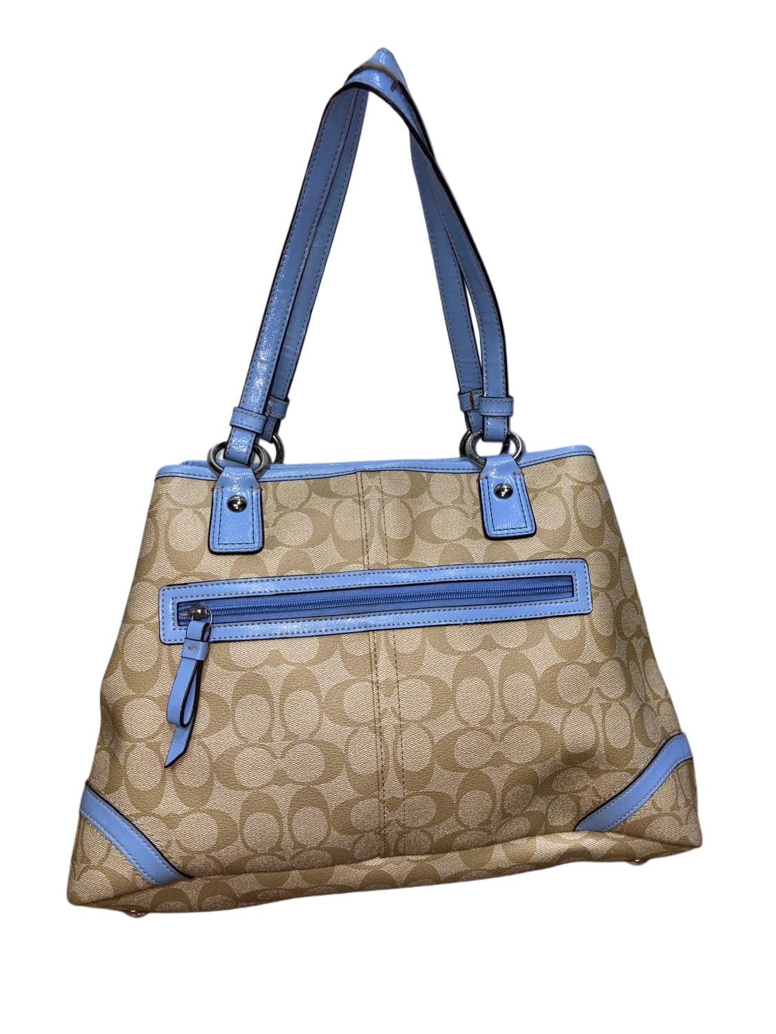 코치 페이튼 시그니처 헤리티지 토트백 스카이 상품이미지3