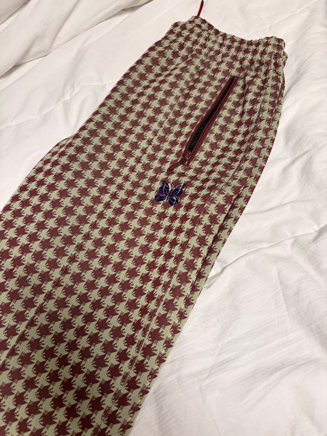 니들스 체크 트랙팬츠 사이즈 S 상품이미지1