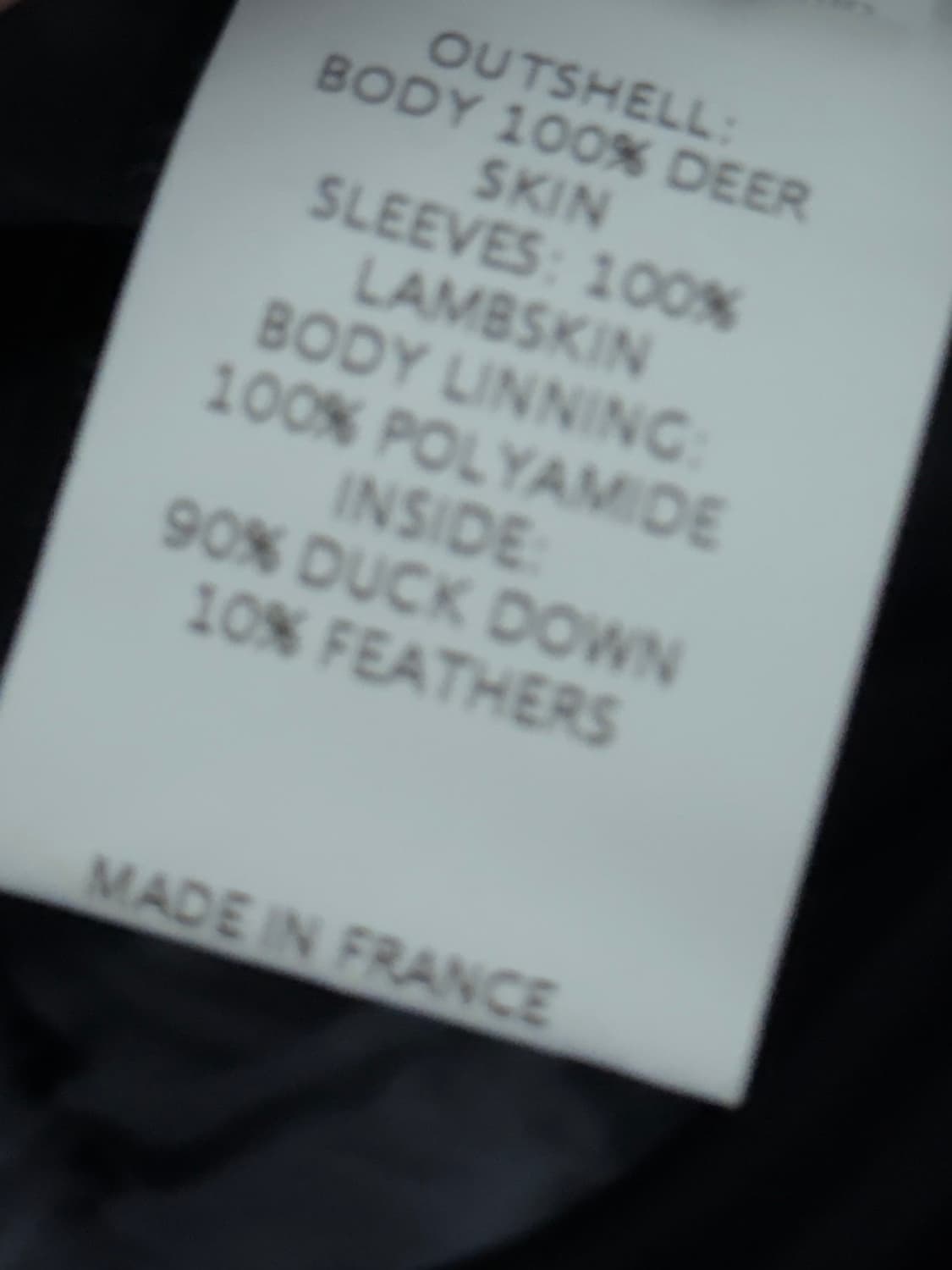 아이작 세럼 사선 버튼 펜싱자켓 모티브 디어스킨 패딩 상품이미지10