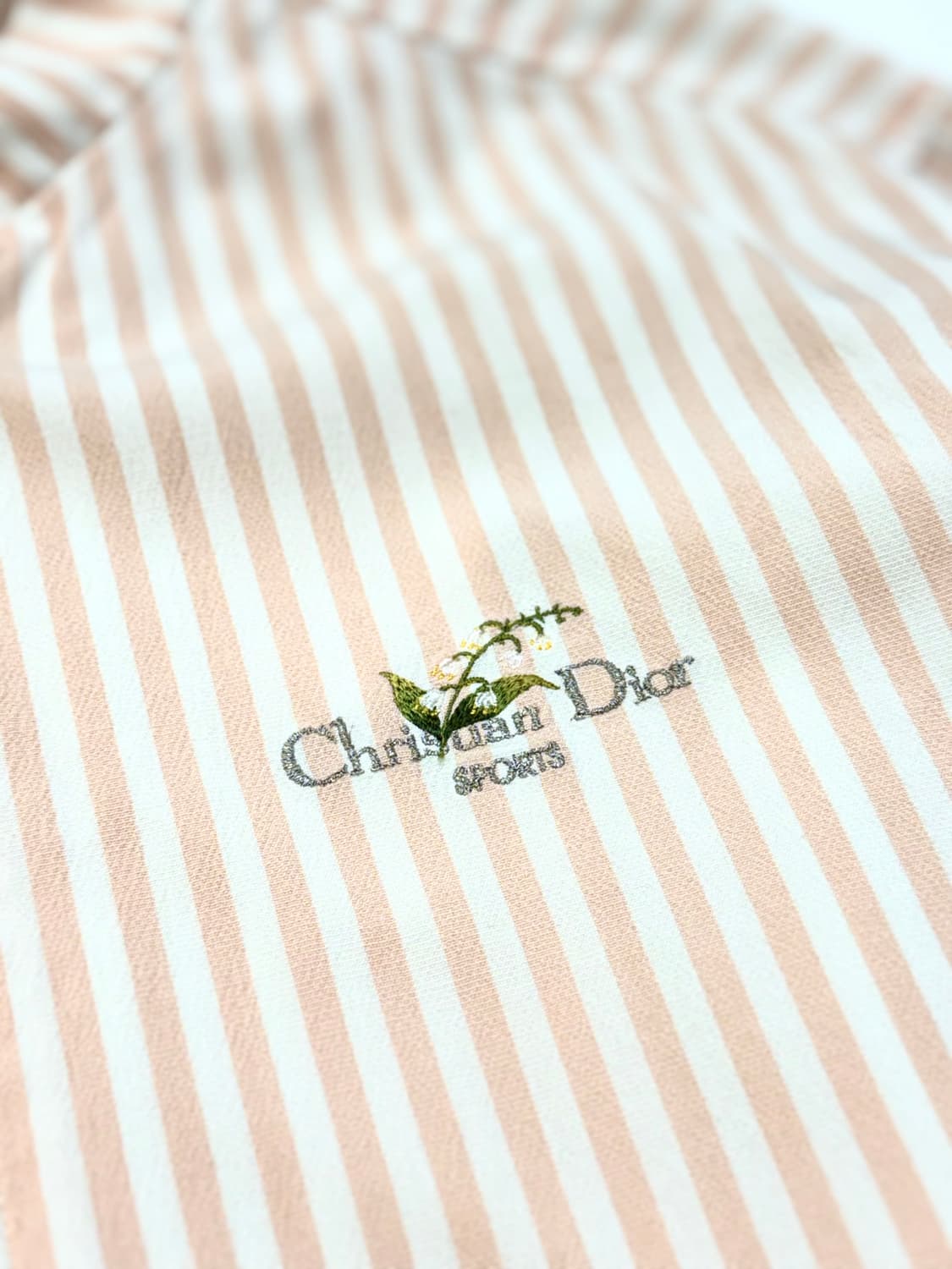 Christian Dior 디올 스포츠 베이비 핑크 스트라이프 집업 자켓 상품이미지3