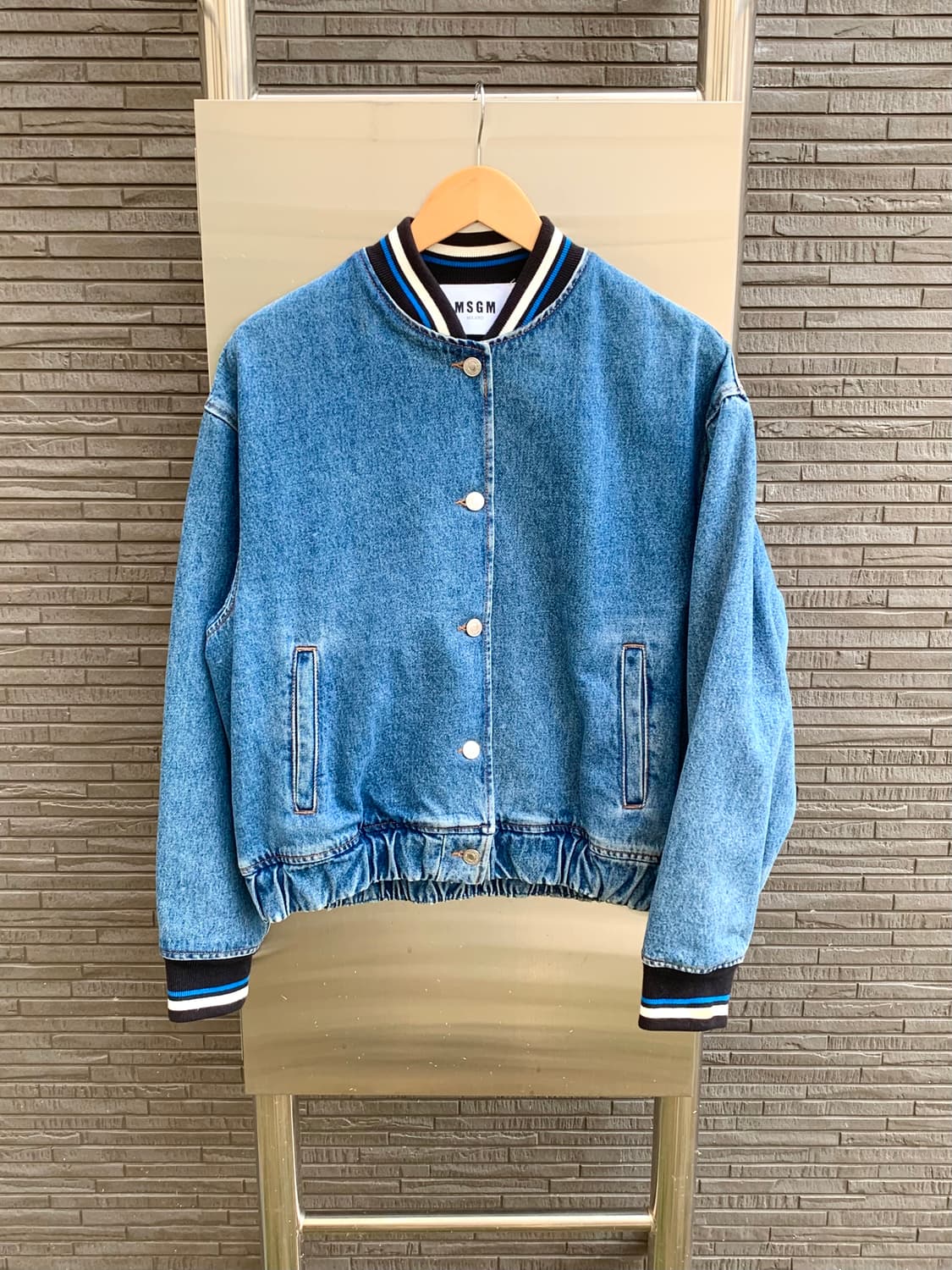 MSGM 데님 블루종 자켓 상품이미지1