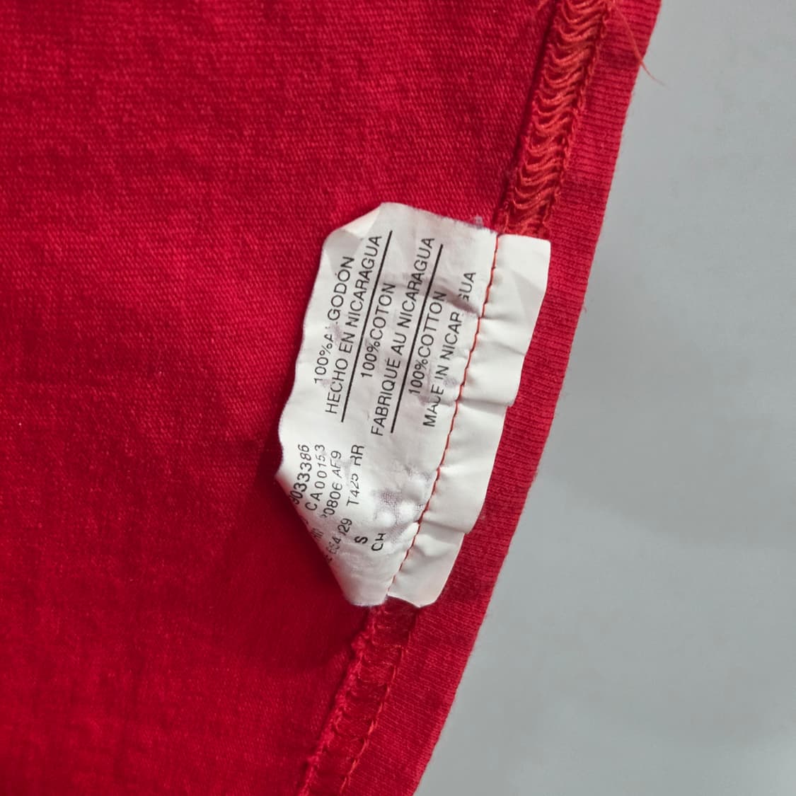 챔피온 반팔티 레드 S  상품이미지4