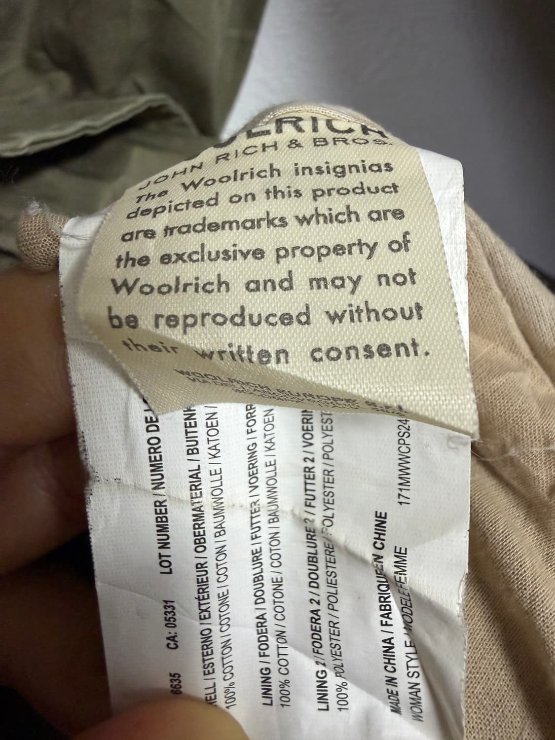 울리치 카키 후드 자켓 상품이미지4