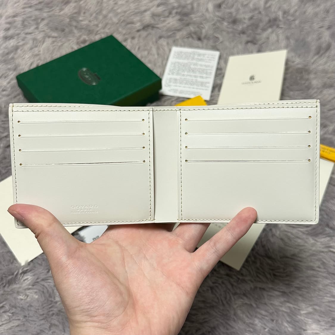[풀구성] 고야드 빅투와르 반지갑 스페셜화이트 상품이미지3