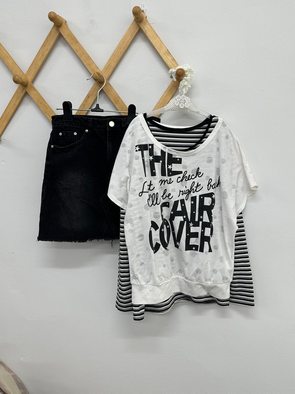 🎸나나깔 펑크 시크 코디세트🎸프린팅 데코라 괴짜룩 락 스트릿 밴드 상품이미지2