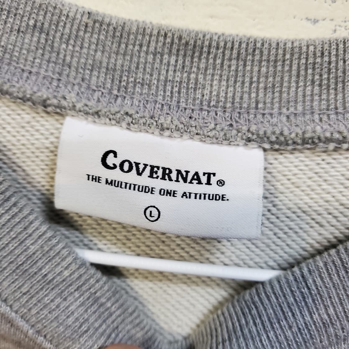 커버낫 로고 맨투맨  상품이미지4