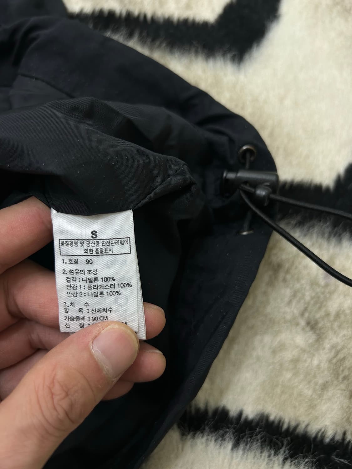 [S]노스페이스 후드 바람막이/블랙 상품이미지6