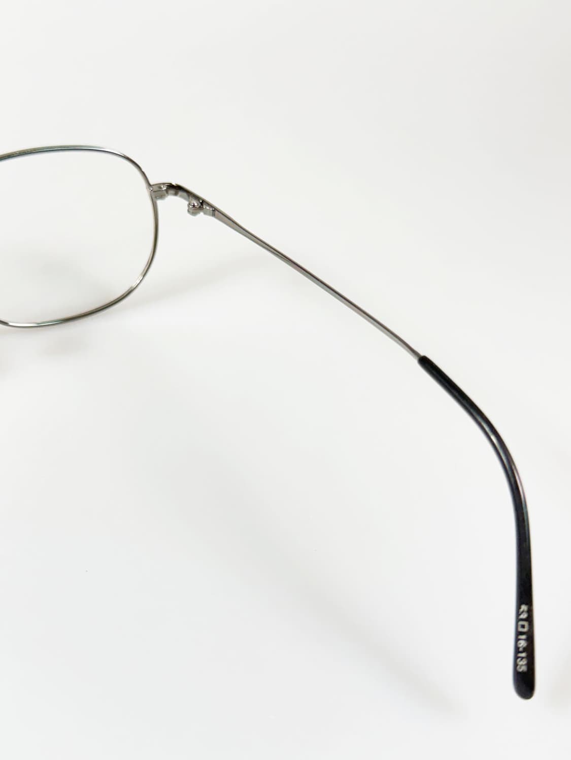 90s BLUESAIN 실버 메탈 슬림 스퀘어 메탈 빈티지 안경 상품이미지6