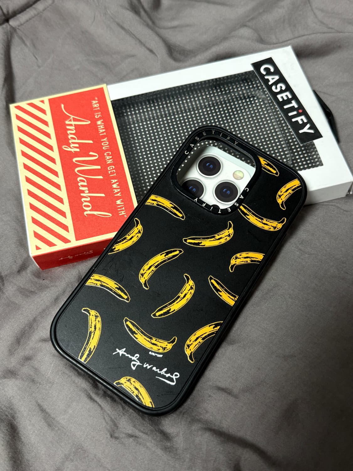 케이스티파이 앤디워홀 한정판 케이스 블랙 아이폰 16프로 맥세이프 상품이미지2