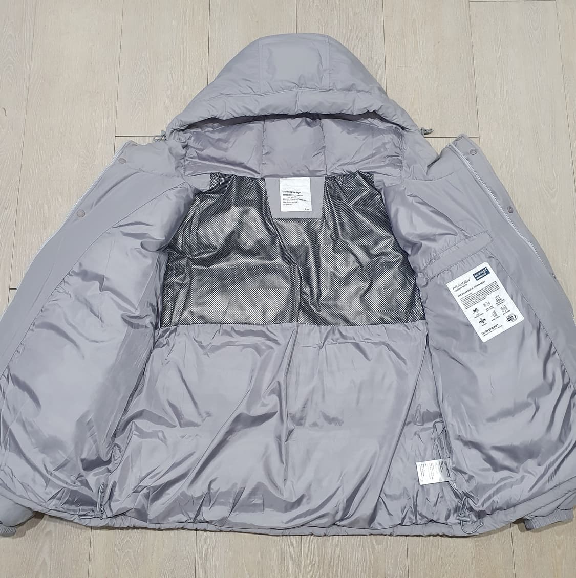 코드그라피 덕다운 후드 숏패딩 L 105~110 상품이미지5