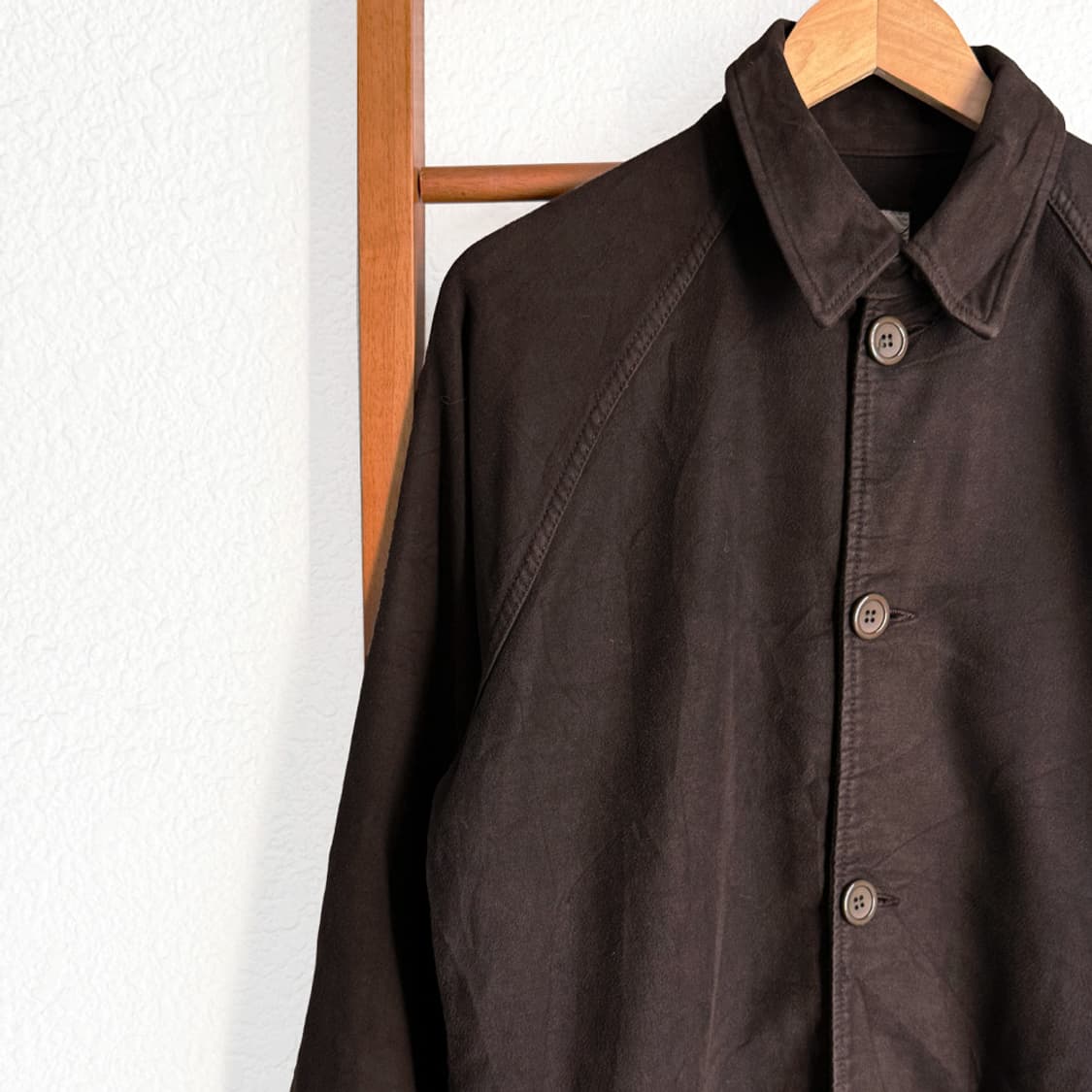 러스틱 모카 워크 롱코트 상품이미지2