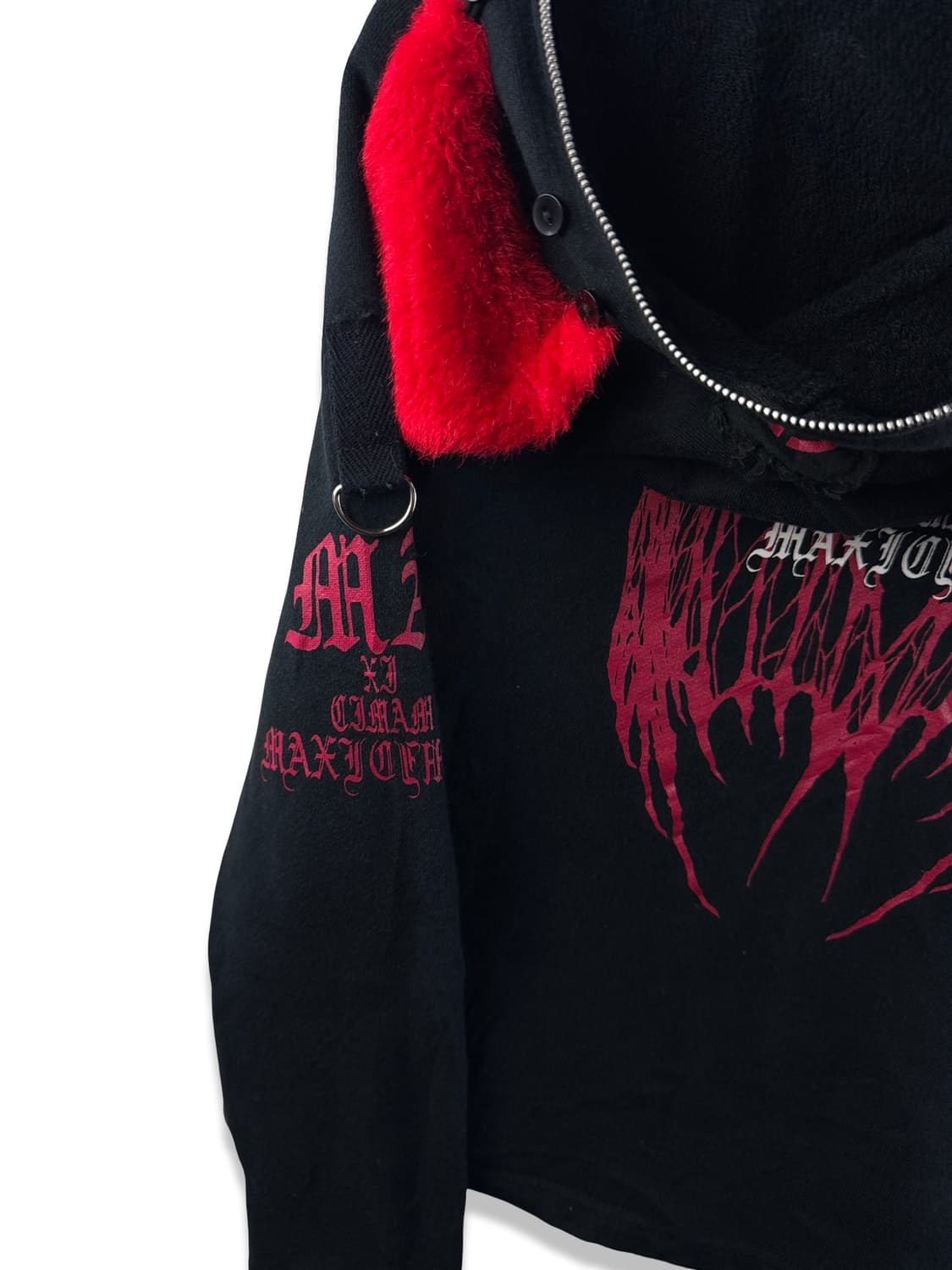 JPN 지뢰계 펑크 사선 집업2031 상품이미지5