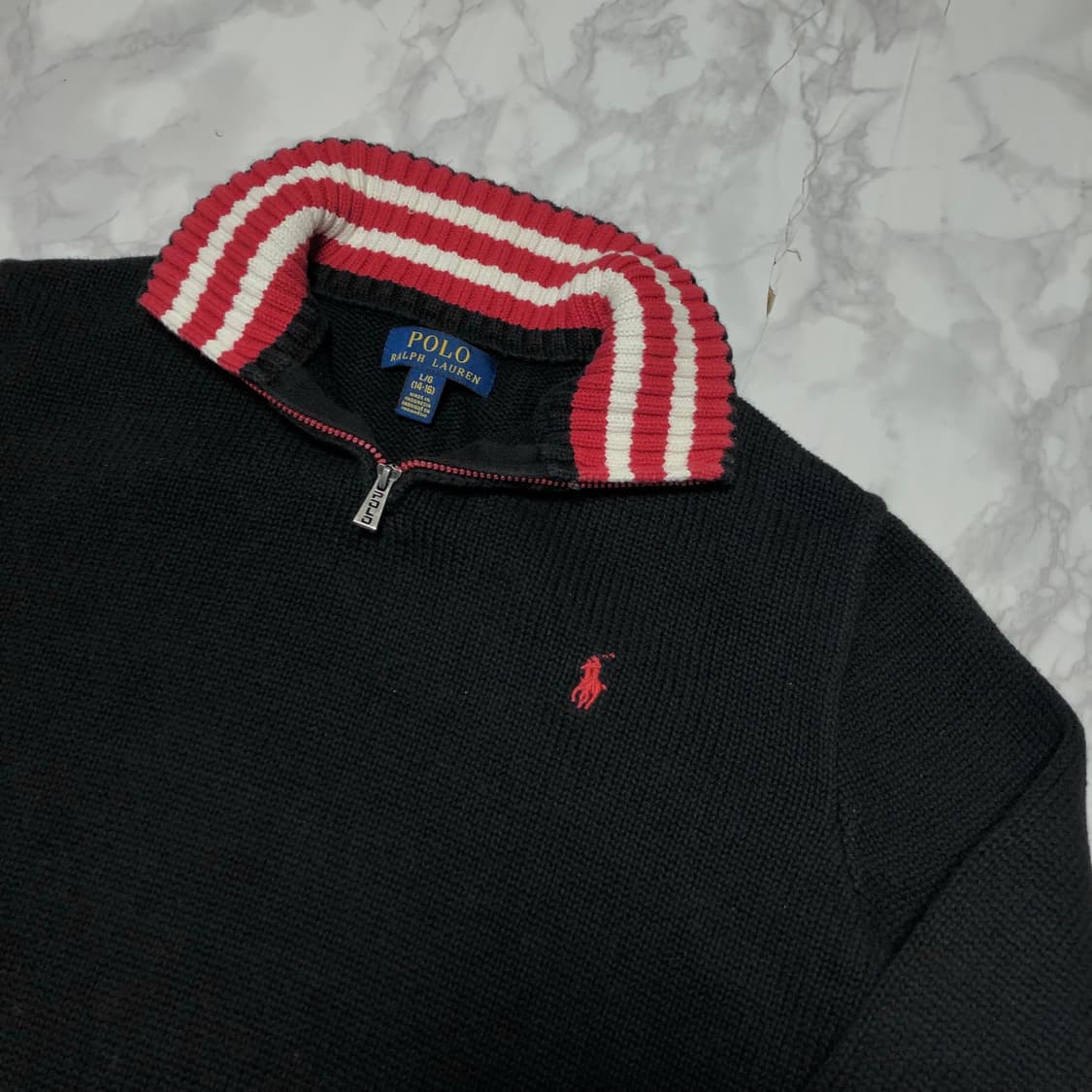 폴로 반집업 니트 상태굿 여성추천 랄프로렌 상품이미지2