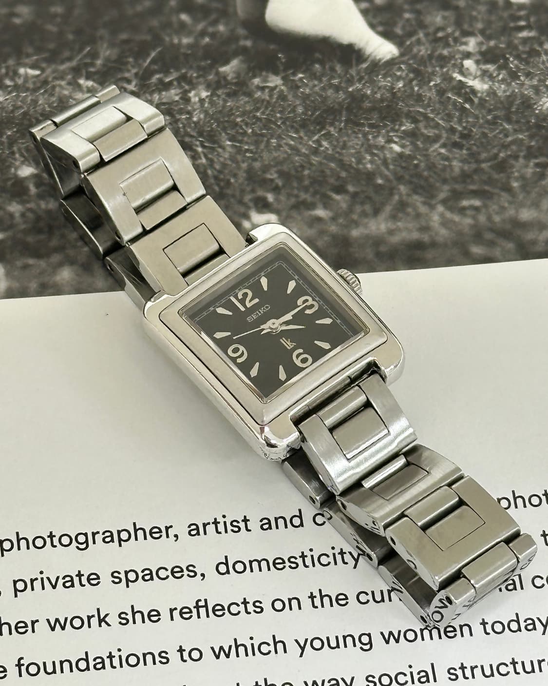 세이코 루키아 블랙 다이얼 여성 시계 상품이미지5