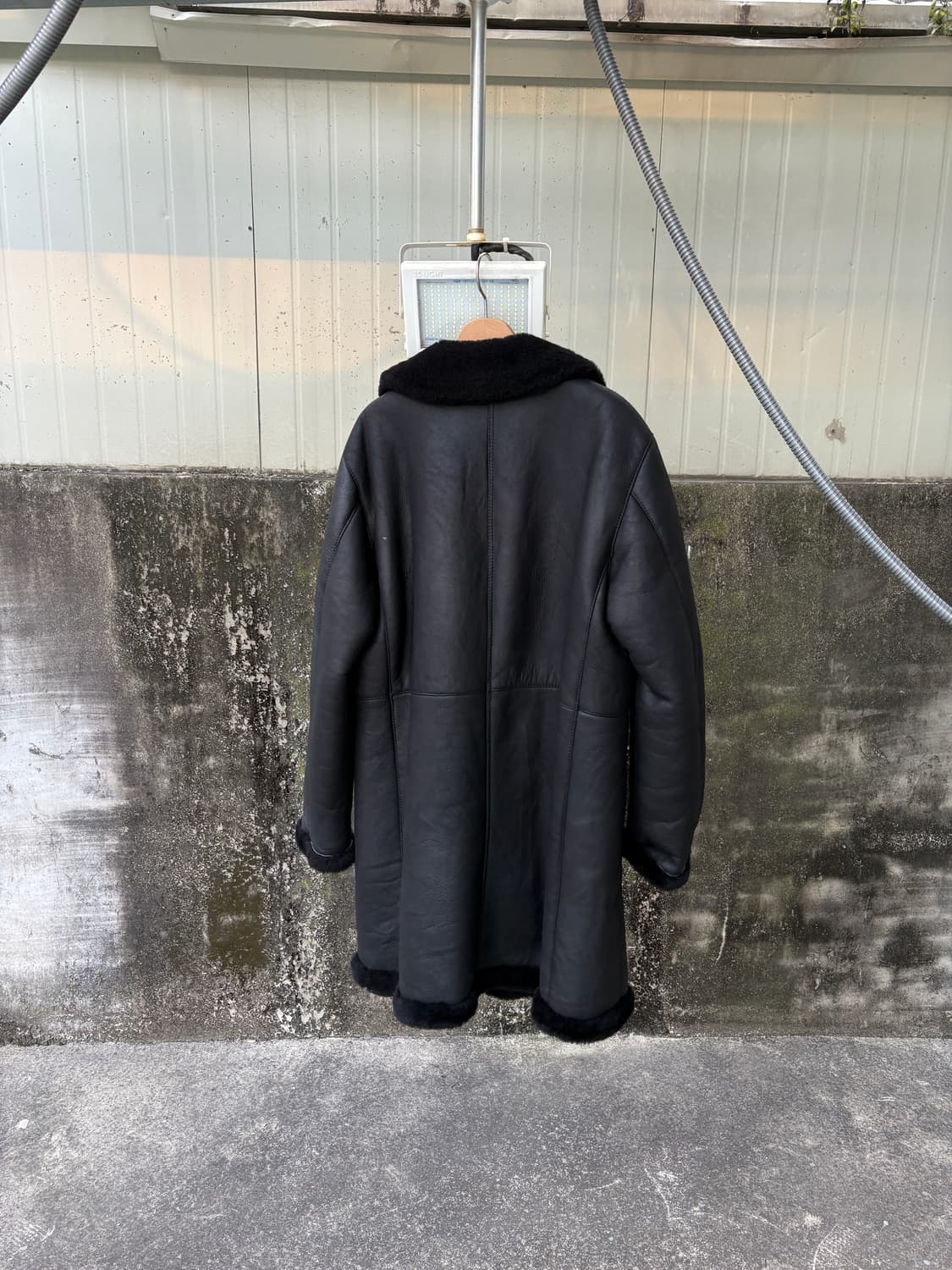 90‘s 타케오 키쿠치 리얼 레더 쉽스킨 시어링 무스탕  상품이미지2