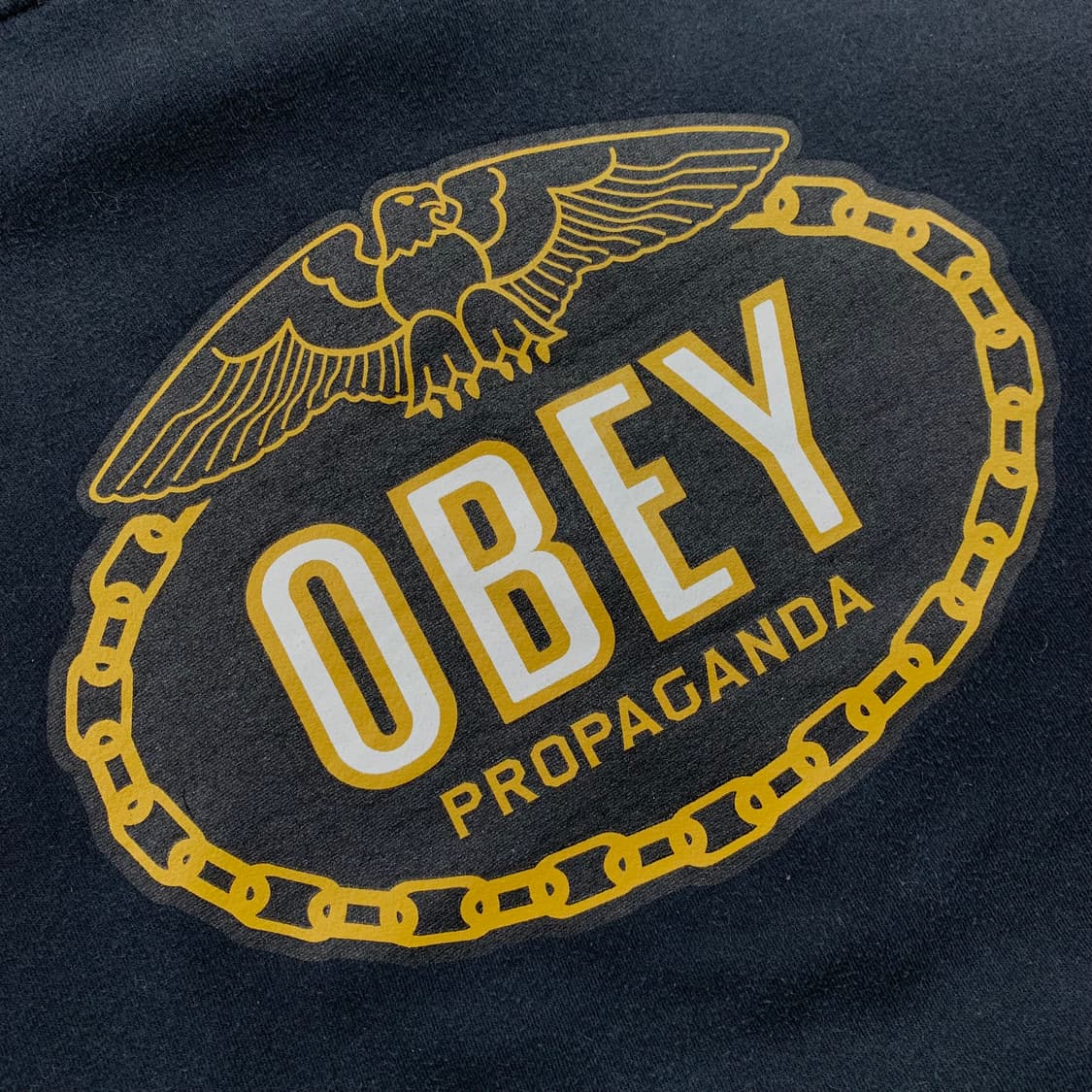 오베이 빅로고 블랙 후드집업  상품이미지4