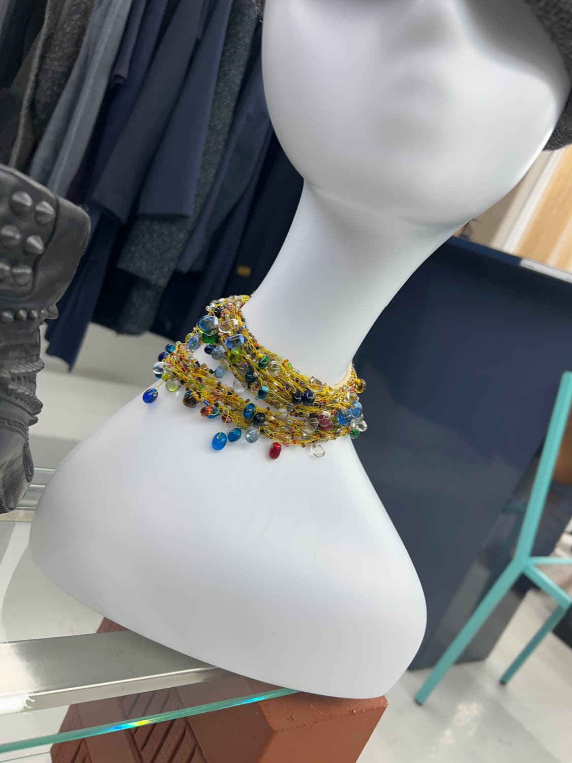 레이어드 비즈 목걸이 상품이미지1