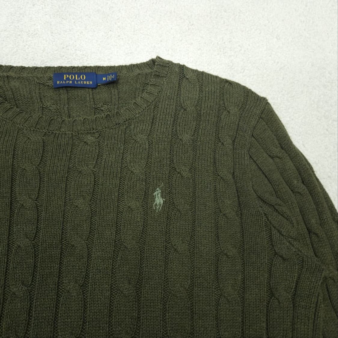 폴로 랄프 로렌 케이블 니트 M 상품이미지3