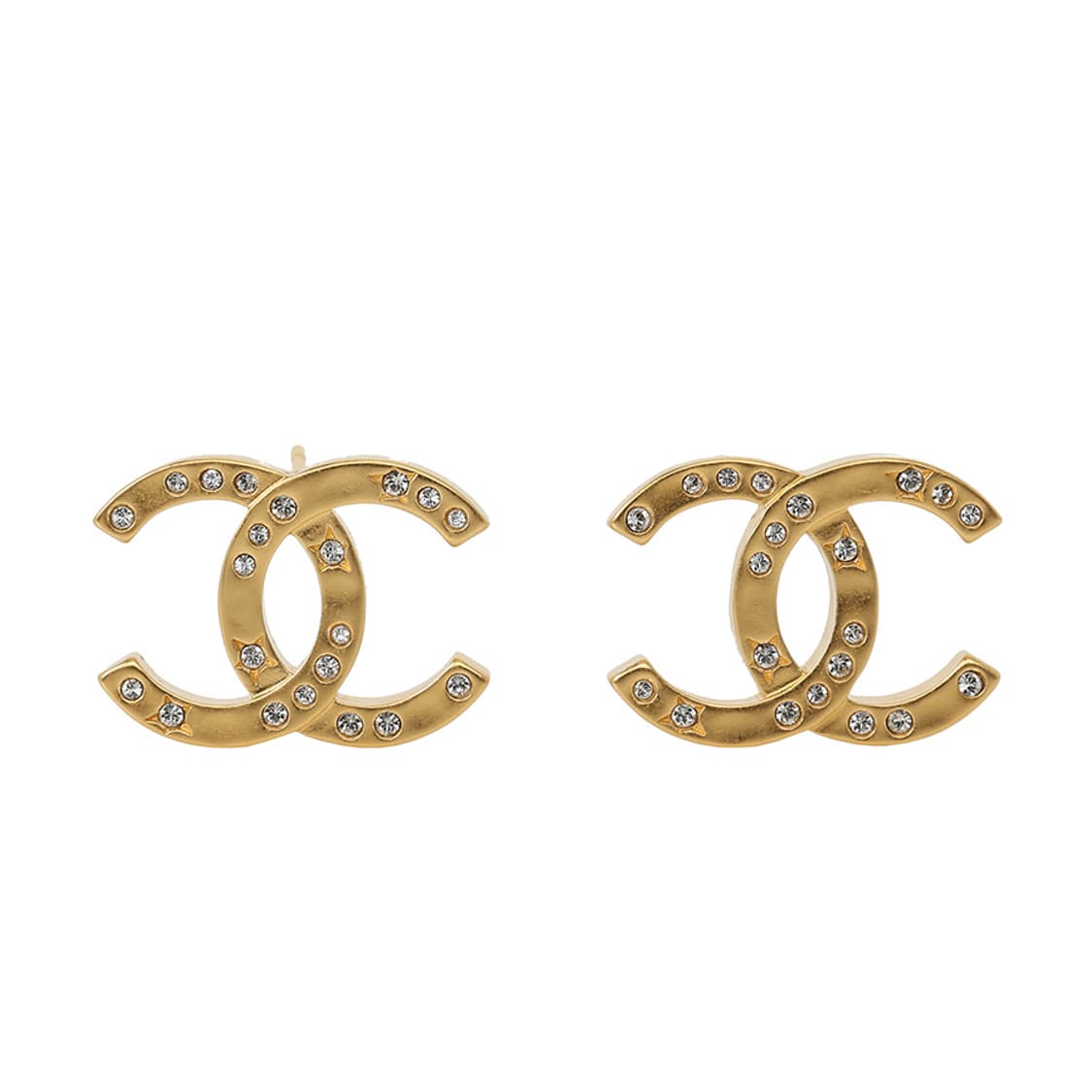 샤넬 라인스톤 스타 이어링 스터드 코코 CC 귀걸이 ABE517 상품이미지1