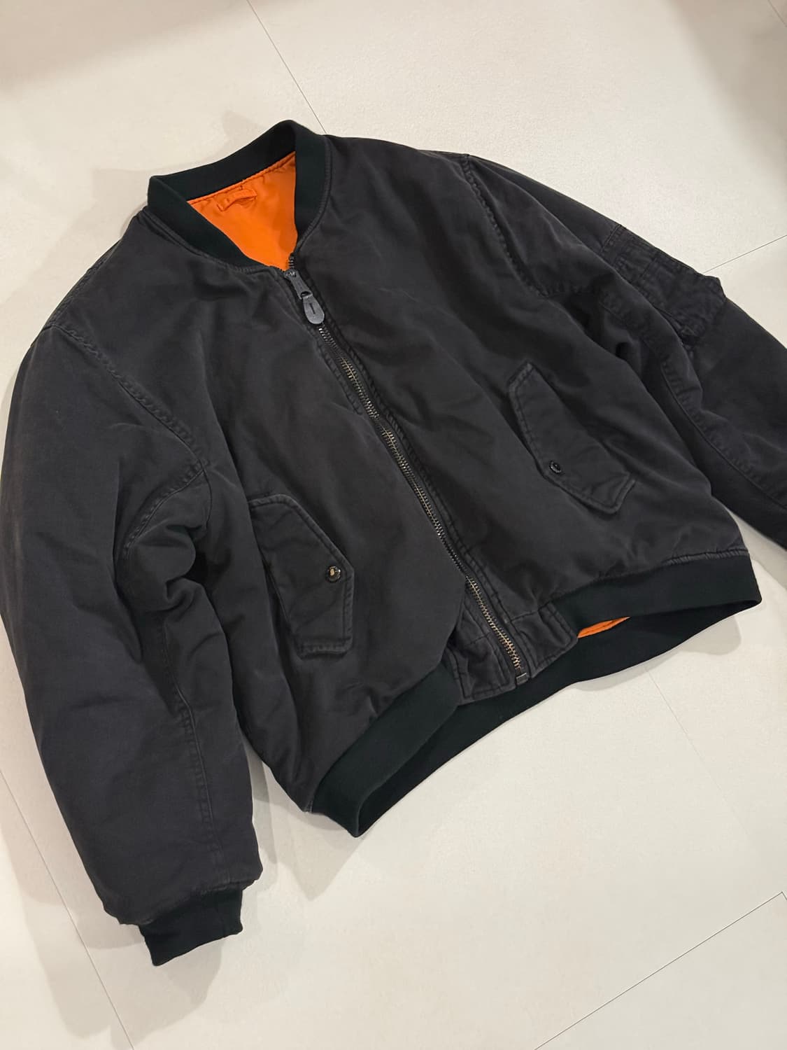 포스텍스가먼츠 코튼봄버 블랙 상품이미지1