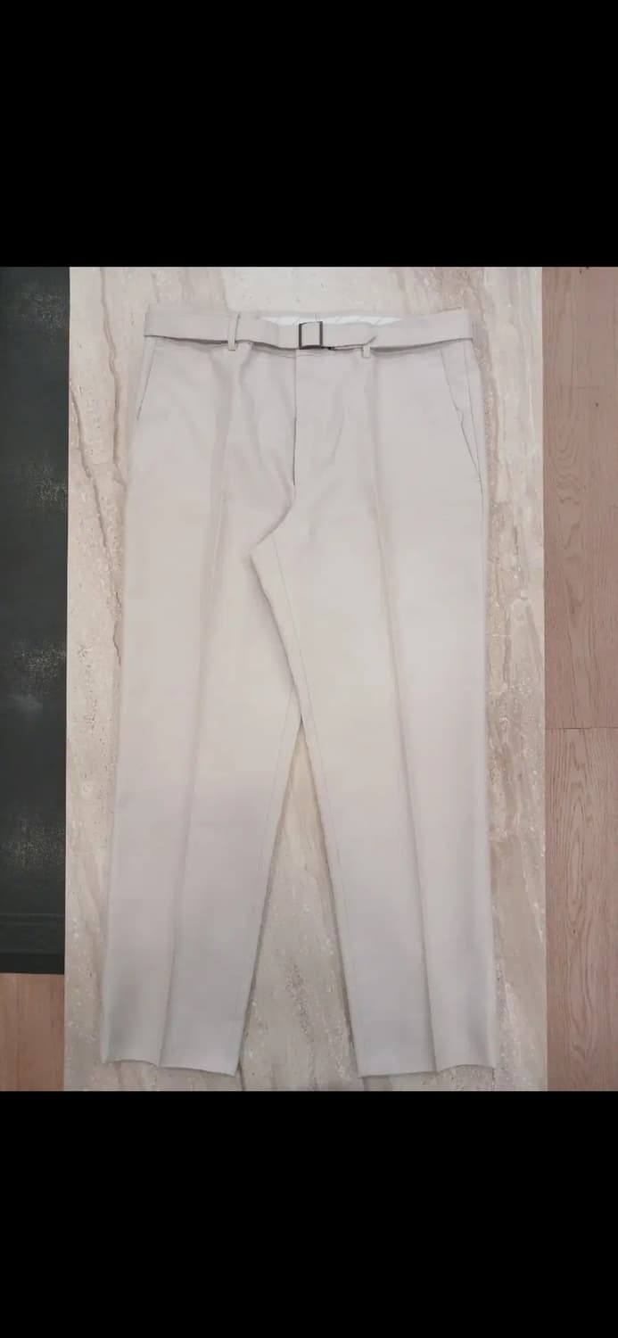 YSL rive gauche COTTON CANVAS WIDE PANTS 상품이미지3