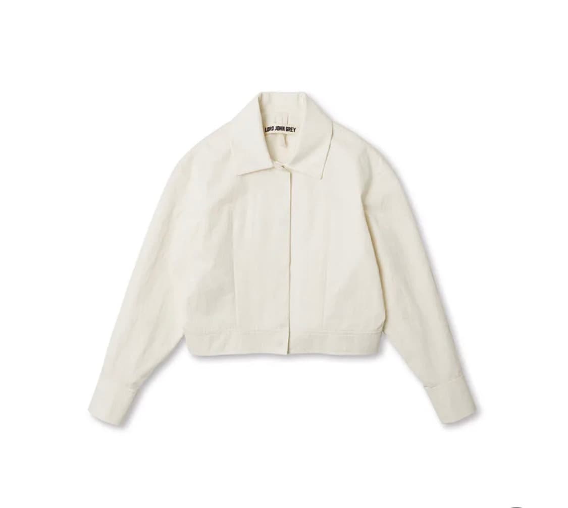 플레인요거트 벌룬핏 소매 아이보리 자켓 상품이미지8