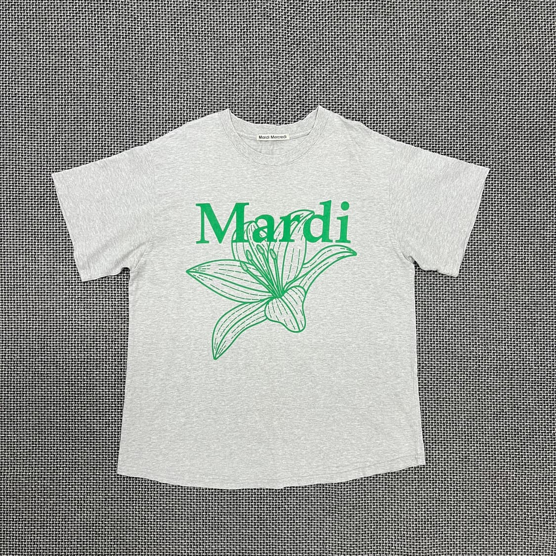 MARDI MERCREDI 그레이 티셔츠 상품이미지1