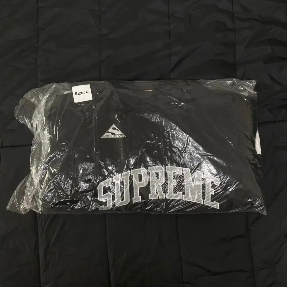 [L] 17FW 슈프림 퍼피 하키 풀오버 자켓 블랙 상품이미지3