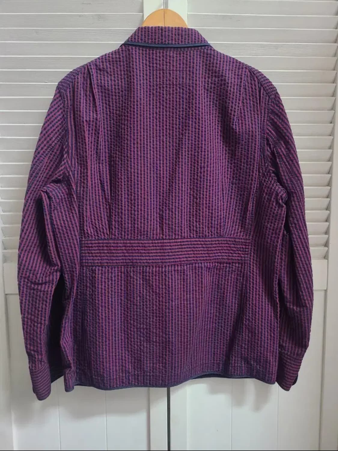 이스트로그 시어서커 체크 블레이저 자켓 상품이미지8