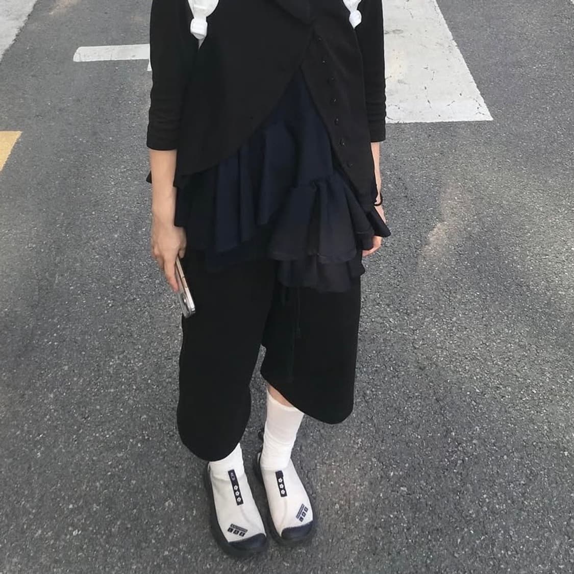 tricot comme des garcons frill blouse 상품이미지3
