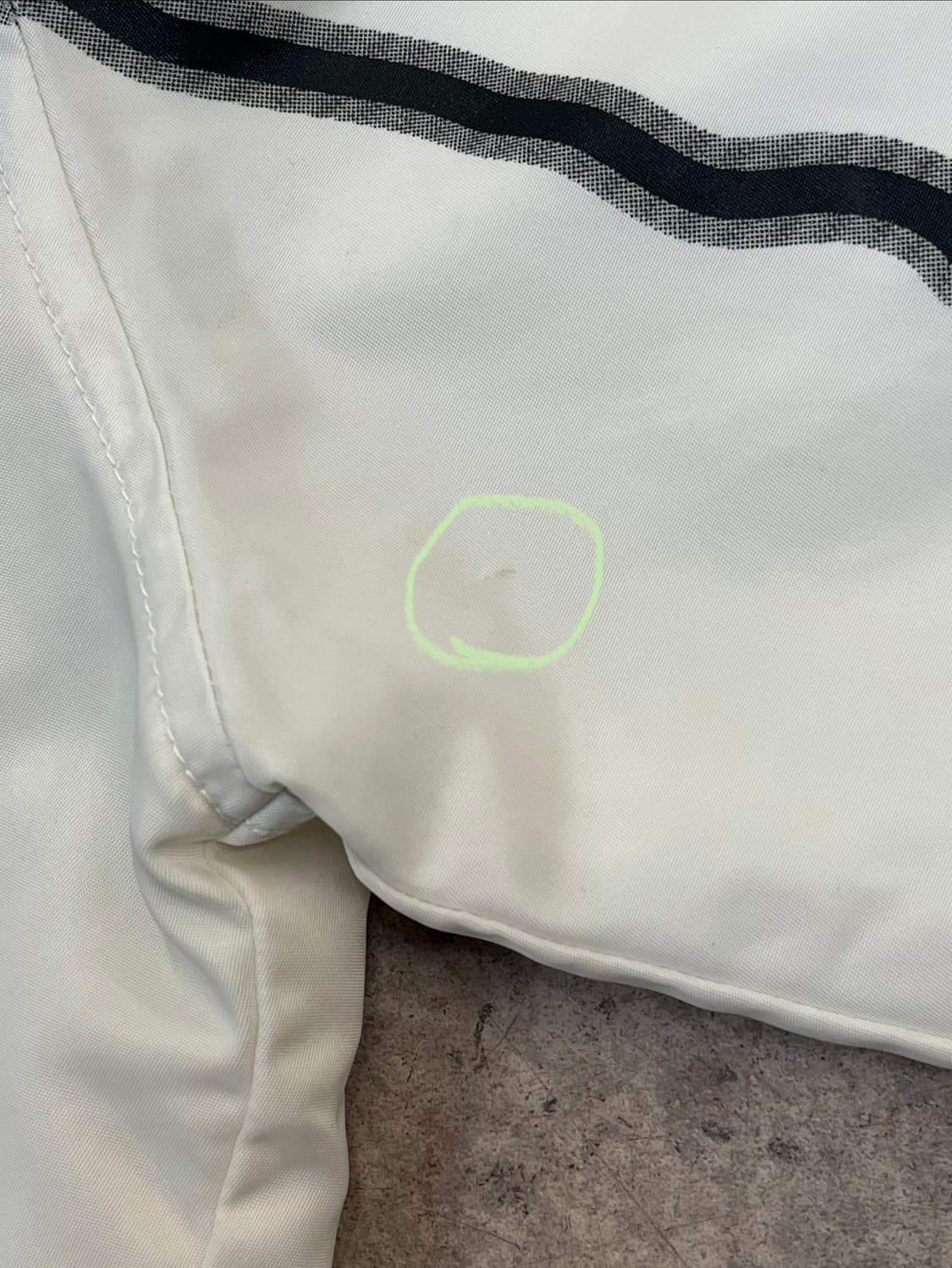 에비수 블루종 자켓 화이트 100(L)  #csz3756 상품이미지10