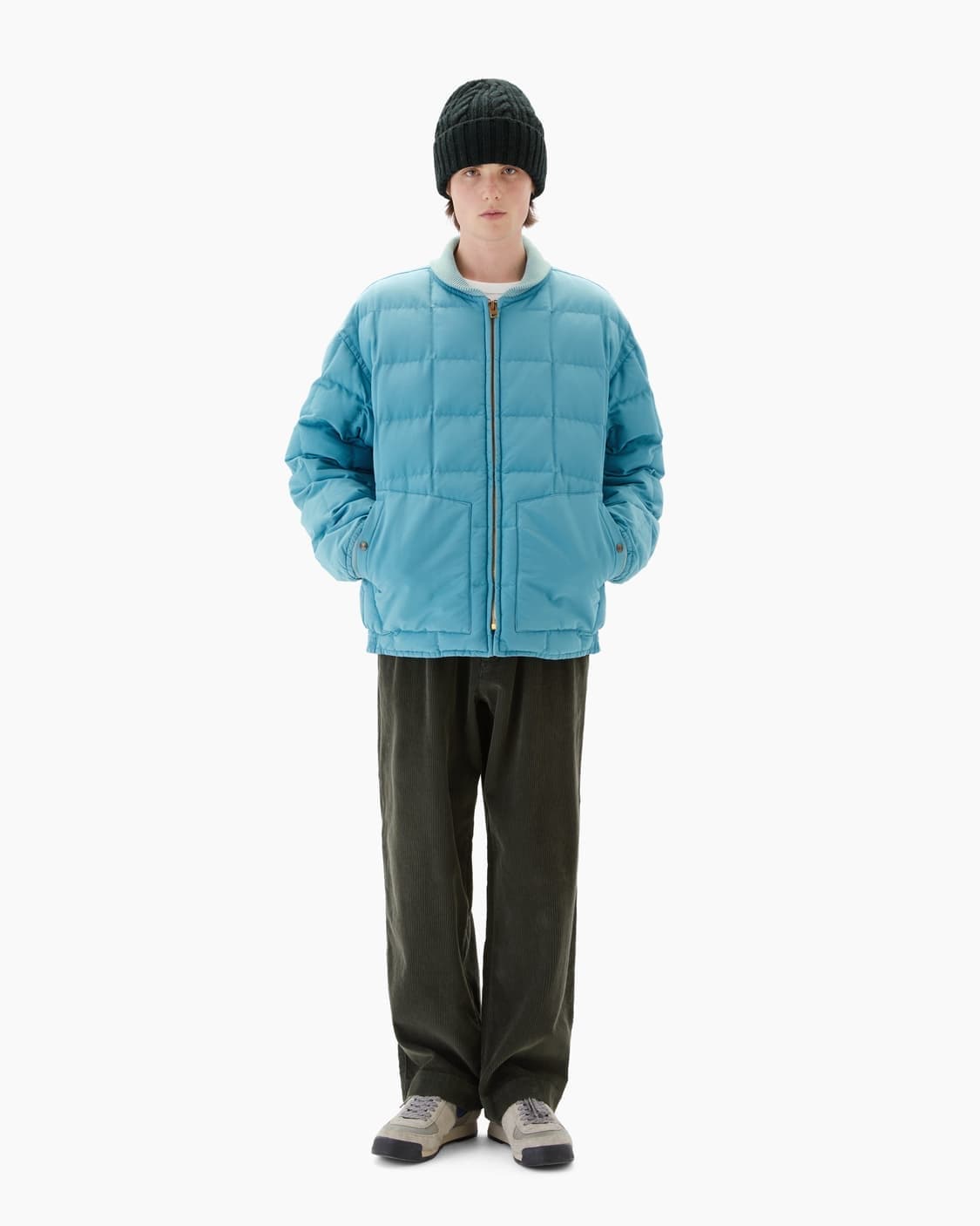 카키스 하이랜드 다운 자켓 스카이 상품이미지2