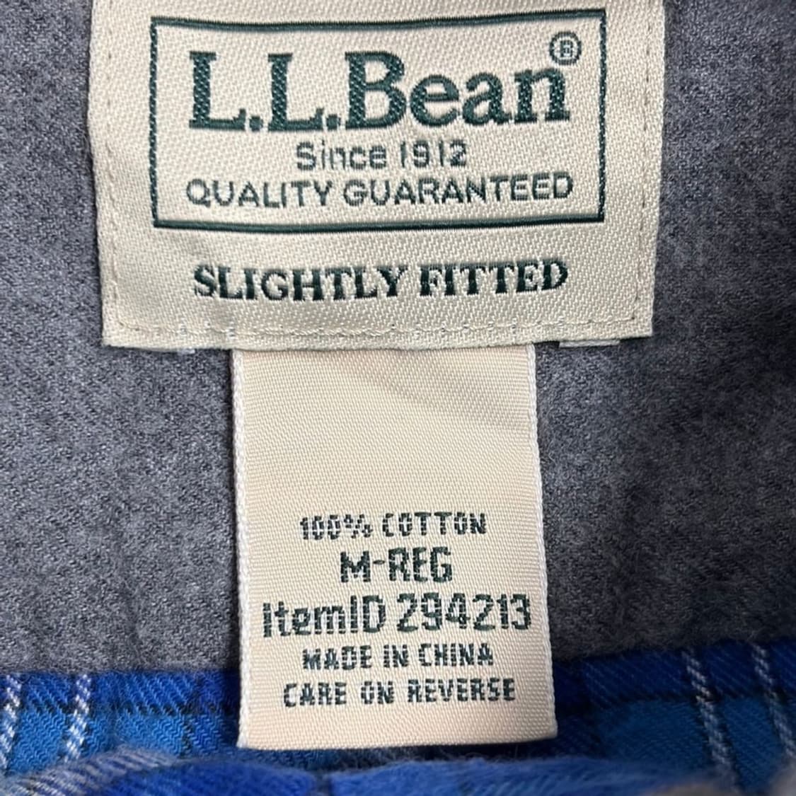 엘엘빈 코튼 체크셔츠 v1563 상품이미지5