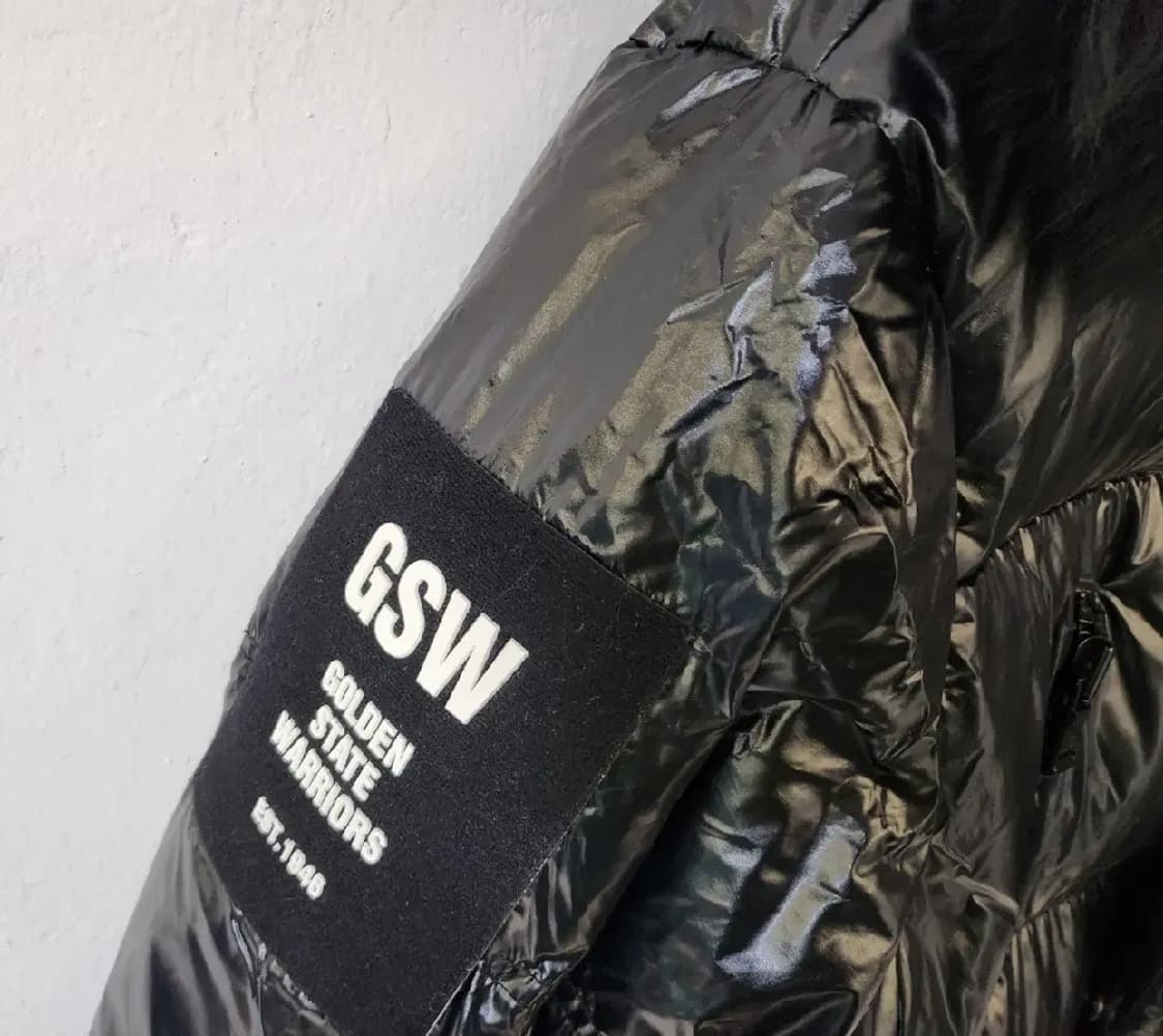 NBA GSW 오버핏 롱다운 점퍼 상품이미지4