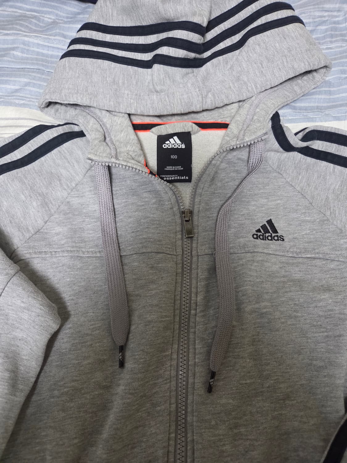 아디다스 그레이후드집업 상품이미지2