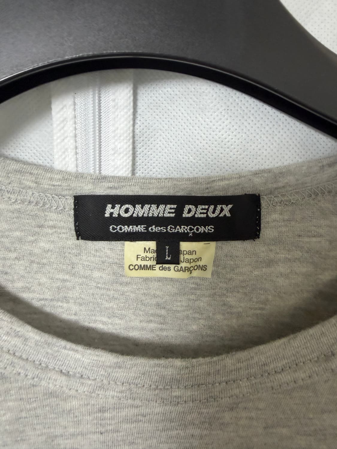 꼼데가르송 옴므 듀스 레이어드 셔츠 슬리브 티 (L) 상품이미지3