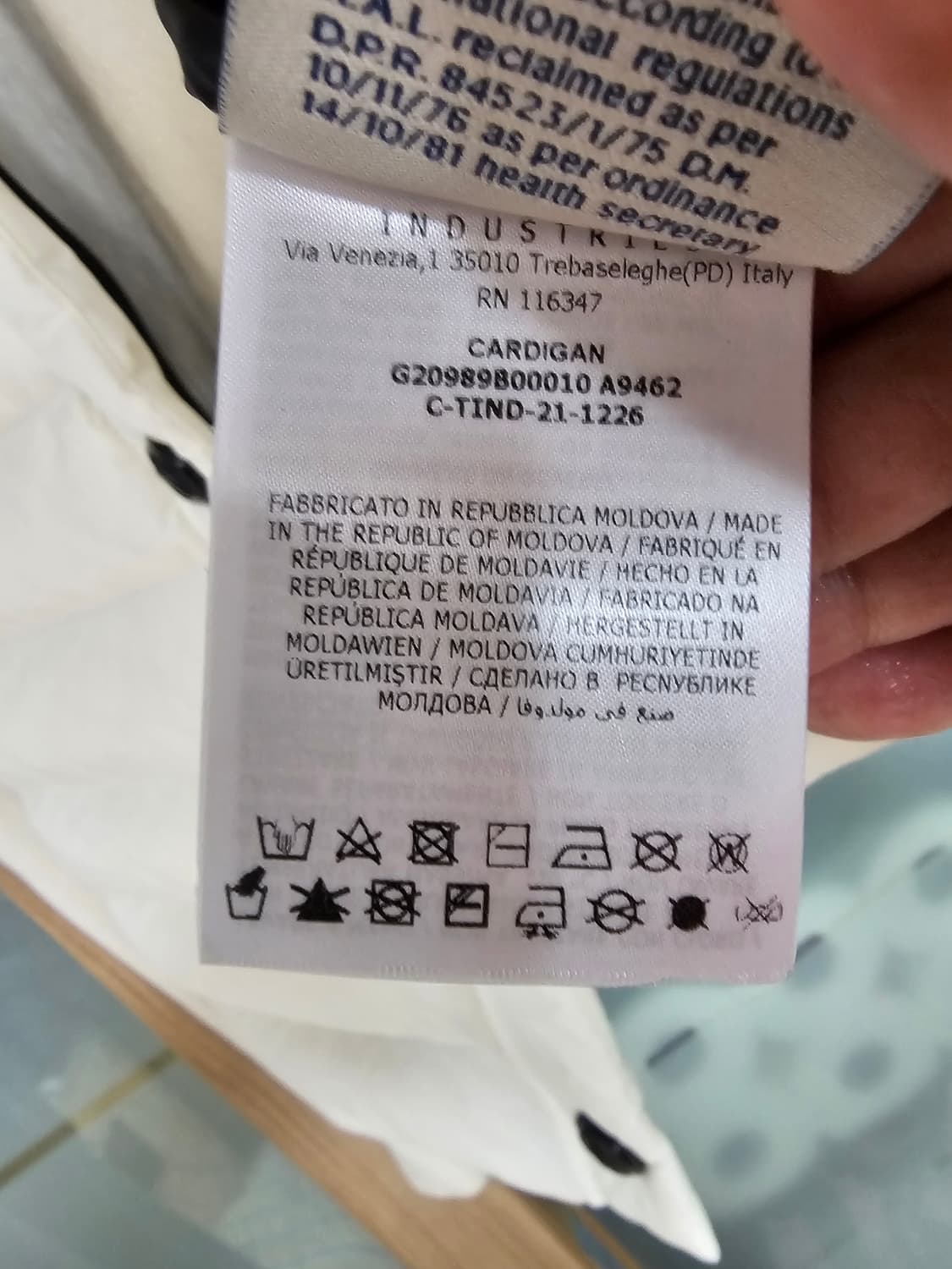 몽클레어 22fw 니트 다운패딩(xs/오케이몰정품/착샷있음) 상품이미지7