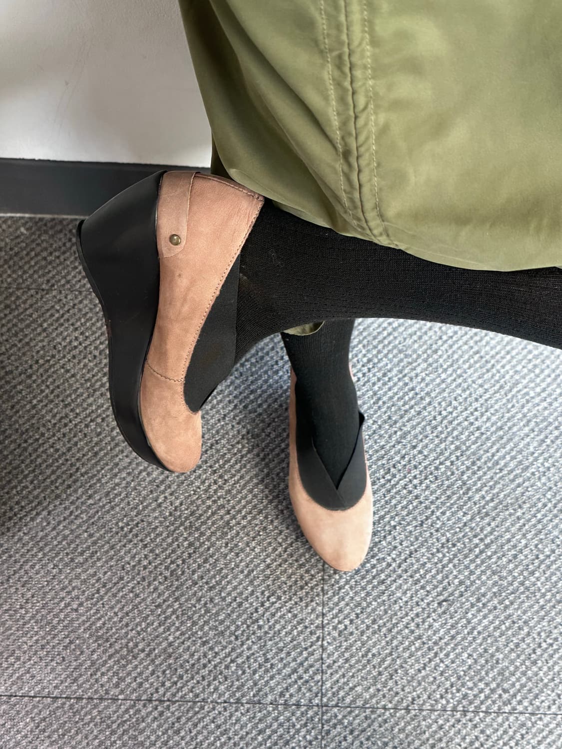 Lilimill 스웨이드 웨지힐 상품이미지1