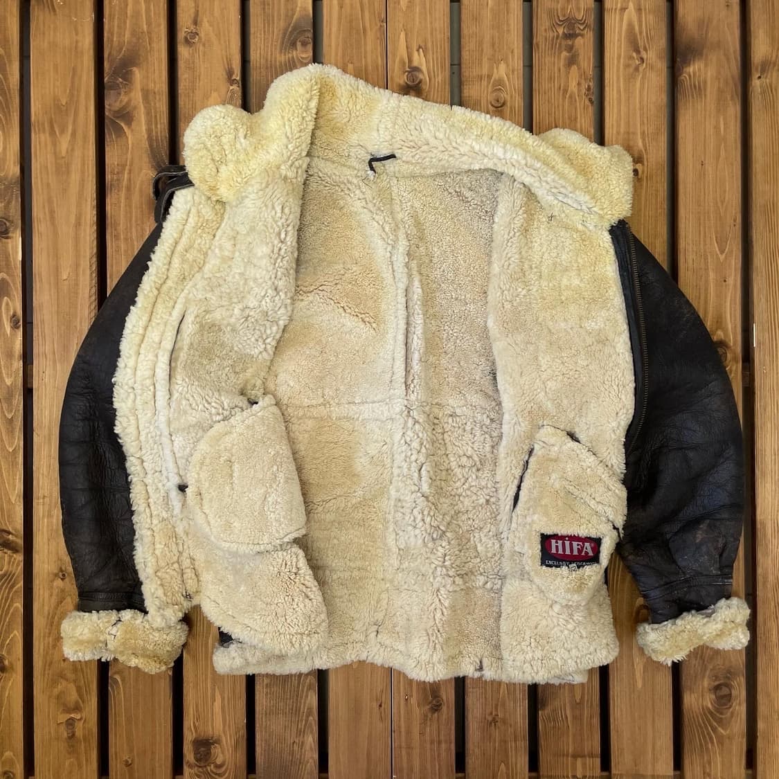 b-3 무스탕자켓 2XL 상품이미지3