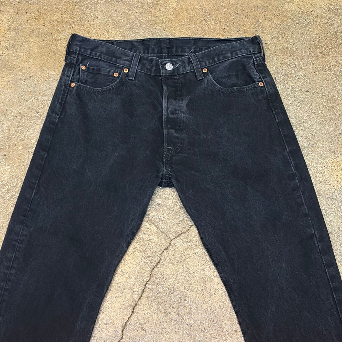 미국 빈티지 리바이스 501 블랙진 청바지 상품이미지2