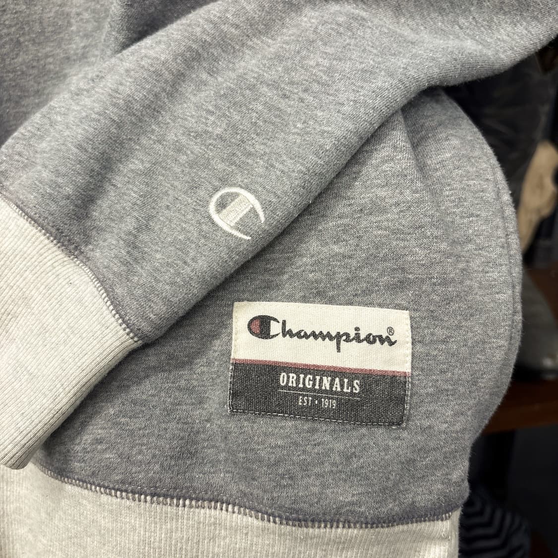 챔피온 오리지널스 디즈니랜드 투톤 링거 스웻셔츠 N1238 상품이미지6