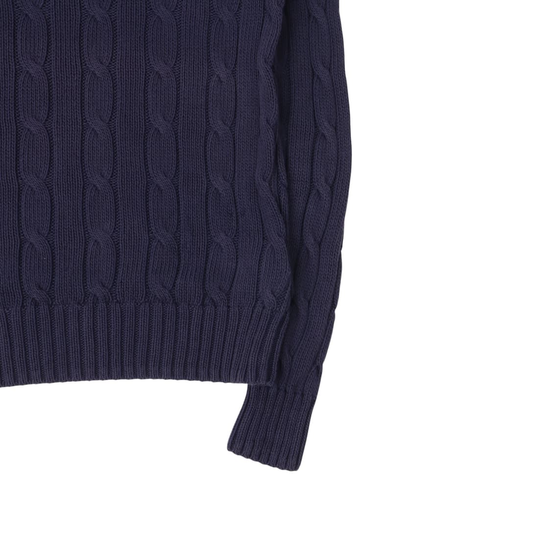폴로 랄프로렌 우먼스 네이비 케이블 니트 상품이미지4