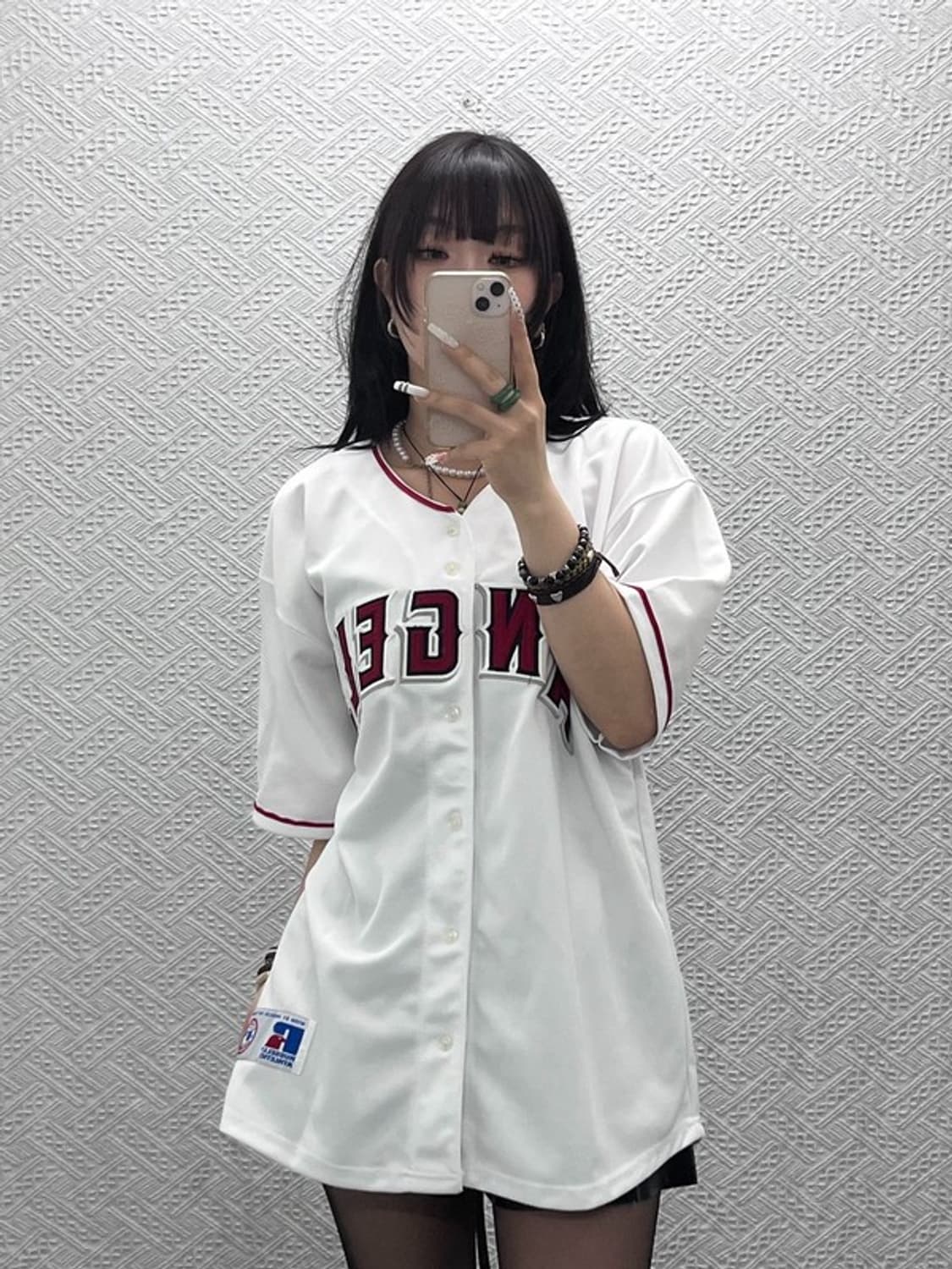 러셀 LA에인절스 홈 유니폼 져지 반팔티 L C10996 상품이미지1