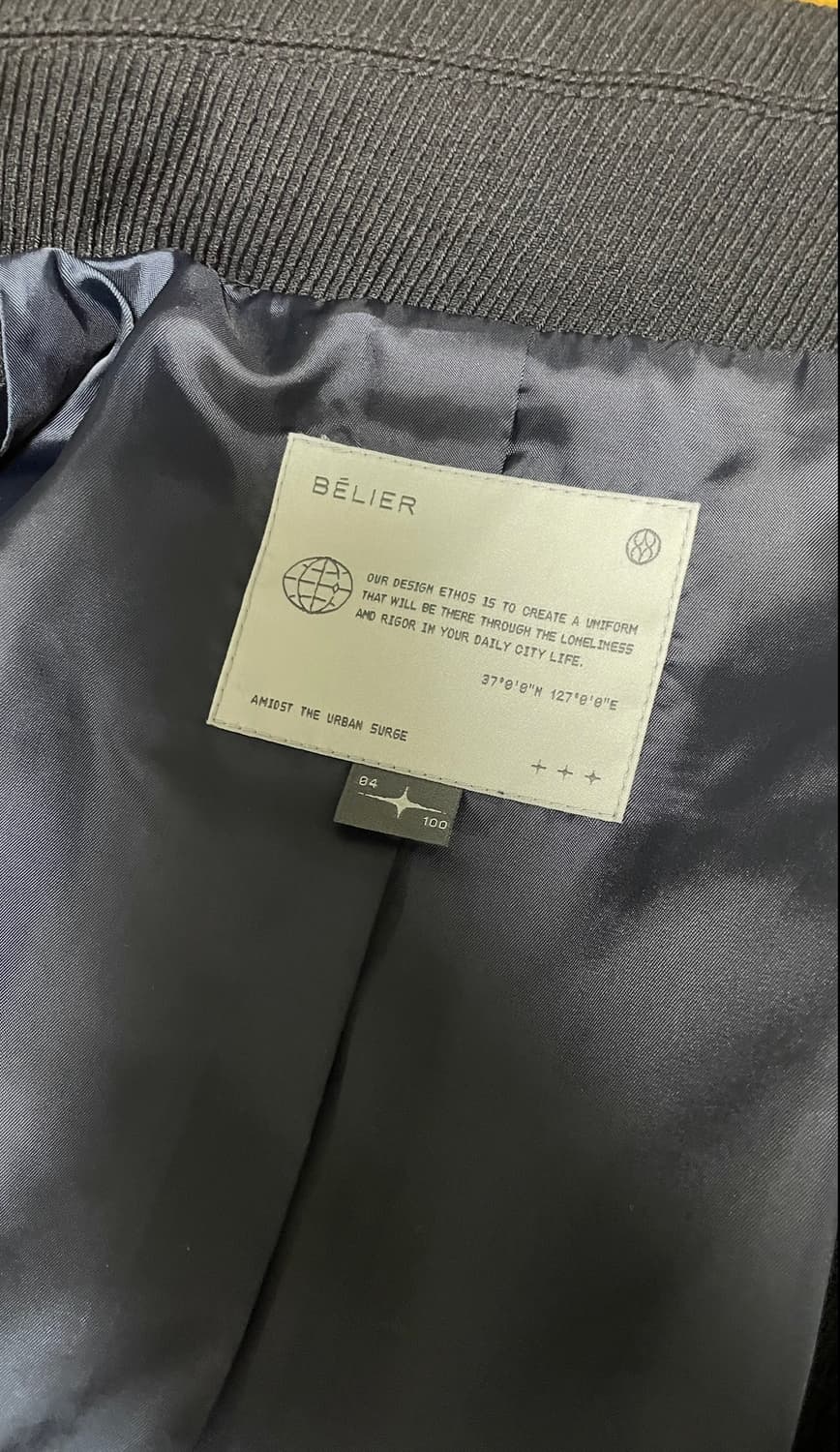 [M] 벨리에 다이에그널 블루종 자켓 상품이미지4