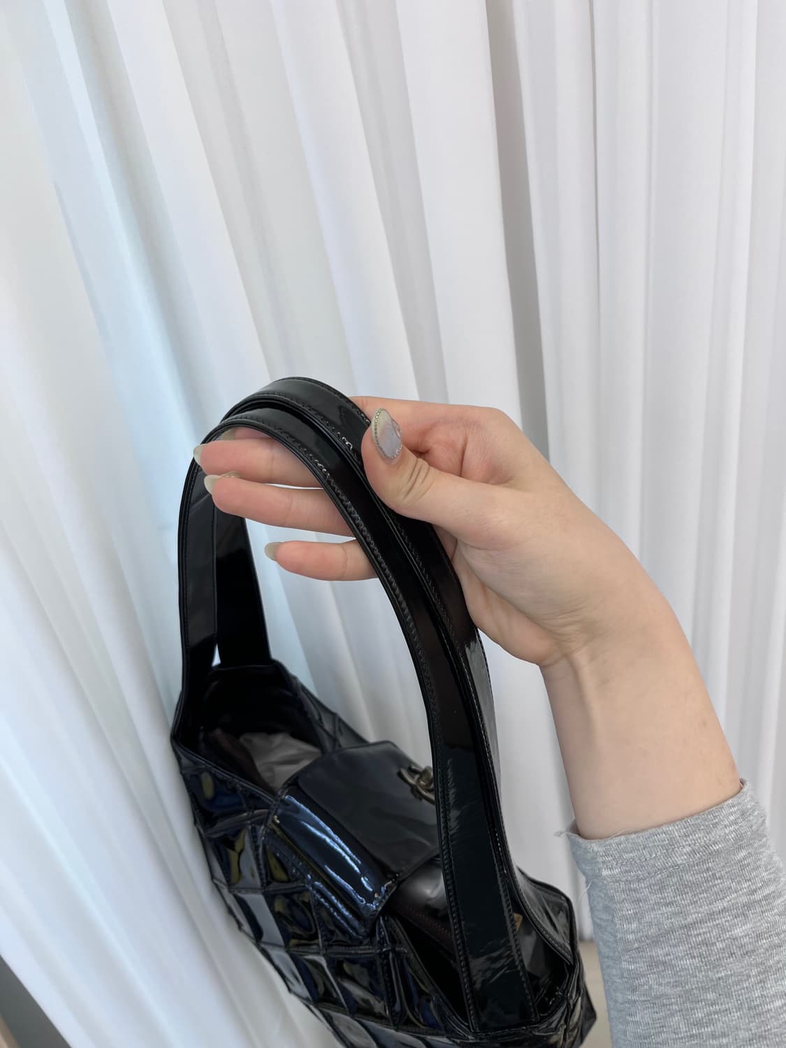 (빈티지) 샤넬 은장 페이던트 누네띠네 숄더백 상품이미지6